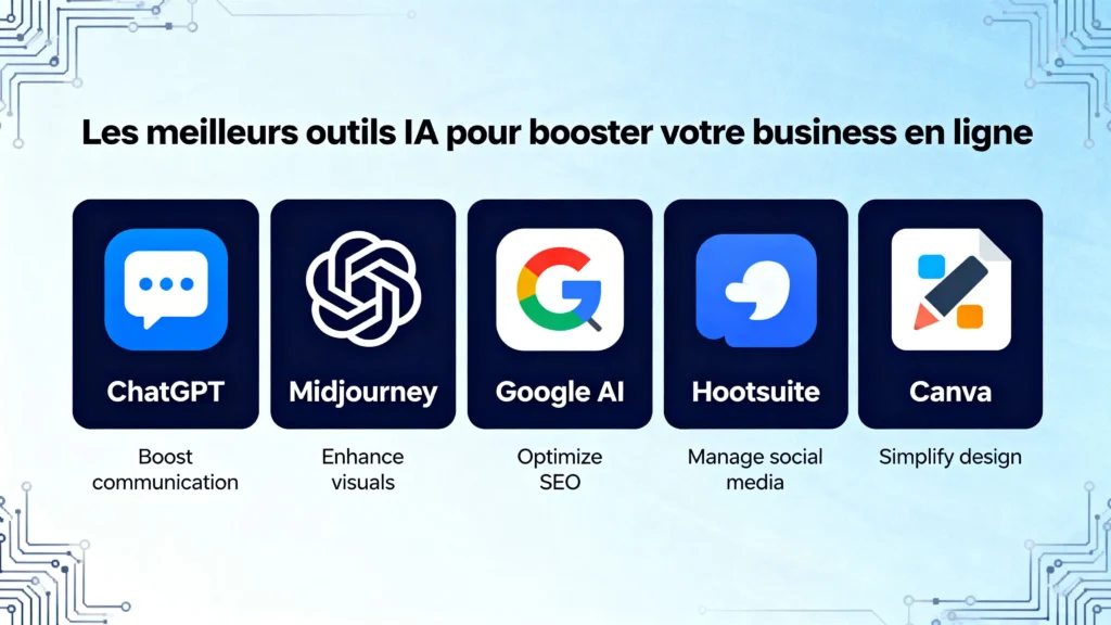 Les meilleurs outils IA pour booster votre business en ligne