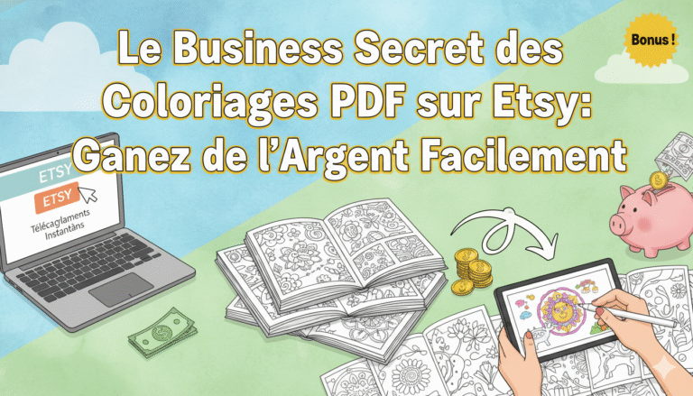Business Coloriages PDF pour gagner de l'argent