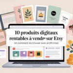 10 produits digitaux rentables à vendre sur Etsy (et comment les trouver avec Profit Tree)