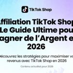 Affiliation TikTok Shop : Le Guide Ultime pour Gagner de l&rsquo;Argent en 2026