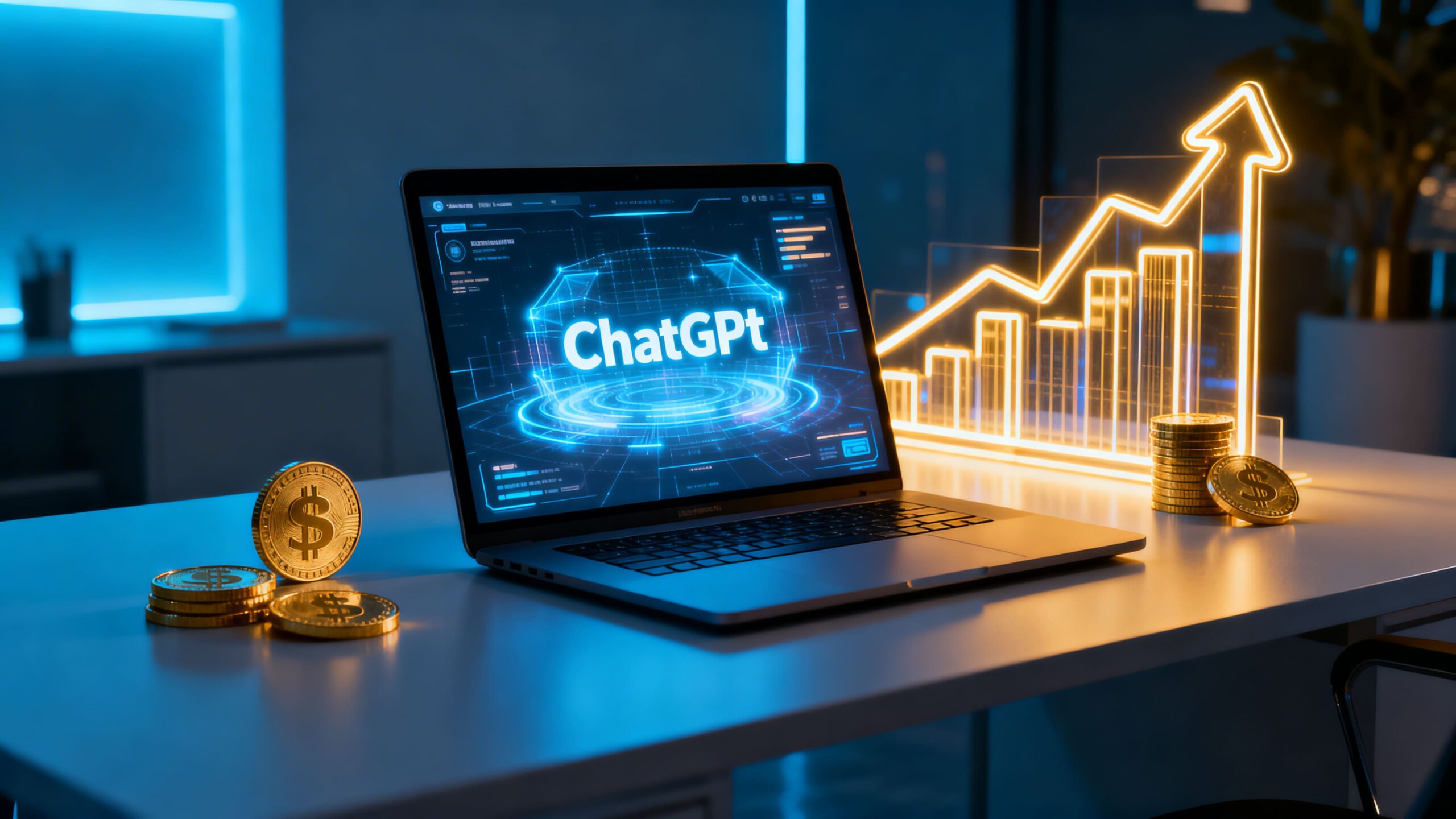 You are currently viewing Gagner argent ChatGPT : Le guide 2026 pour générer des revenus passifs avec l&rsquo;IA