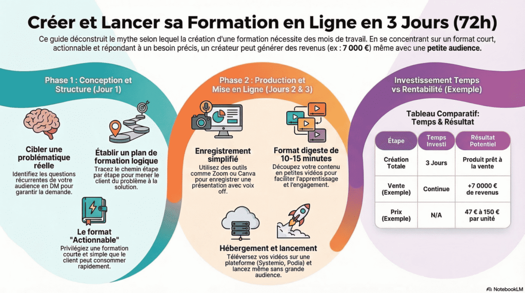 Créer formation en ligne