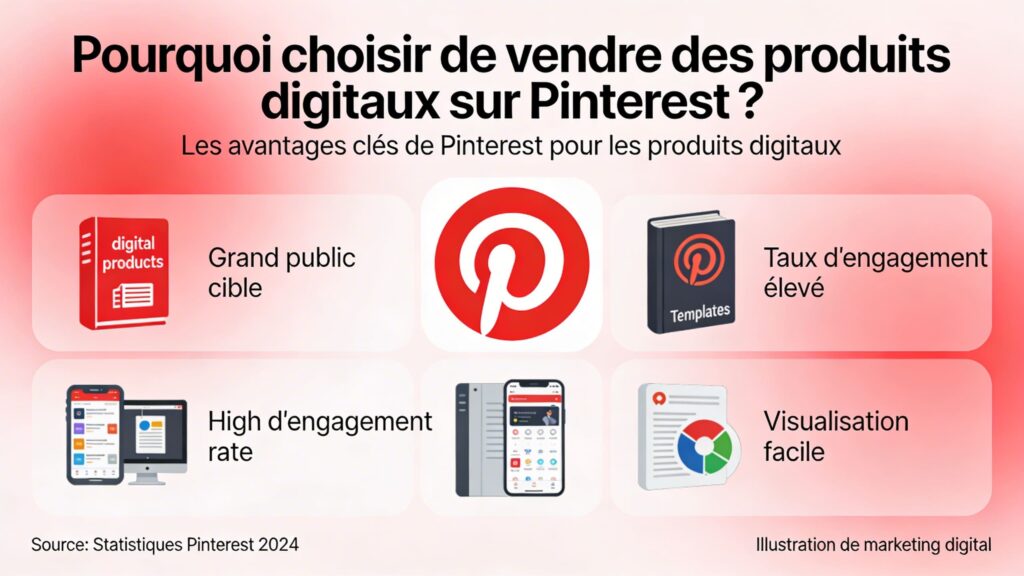 Pourquoi choisir de vendre des produits digitaux sur Pinterest ?