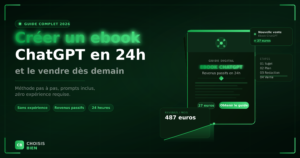 Lire la suite à propos de l’article Créer un ebook ChatGPT en 24h : le guide complet pour le vendre dès demain