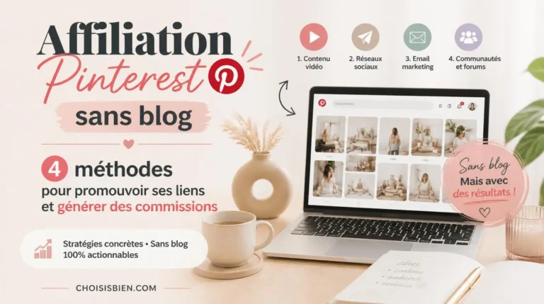 Affiliation Pinterest sans blog les 4 méthodes pour promouvoir ses liens et générer des commissions