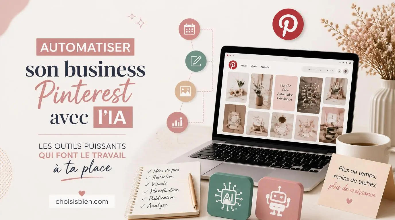 You are currently viewing Automatiser son business Pinterest avec l&rsquo;IA : les  outils puissants qui font le travail à ta place