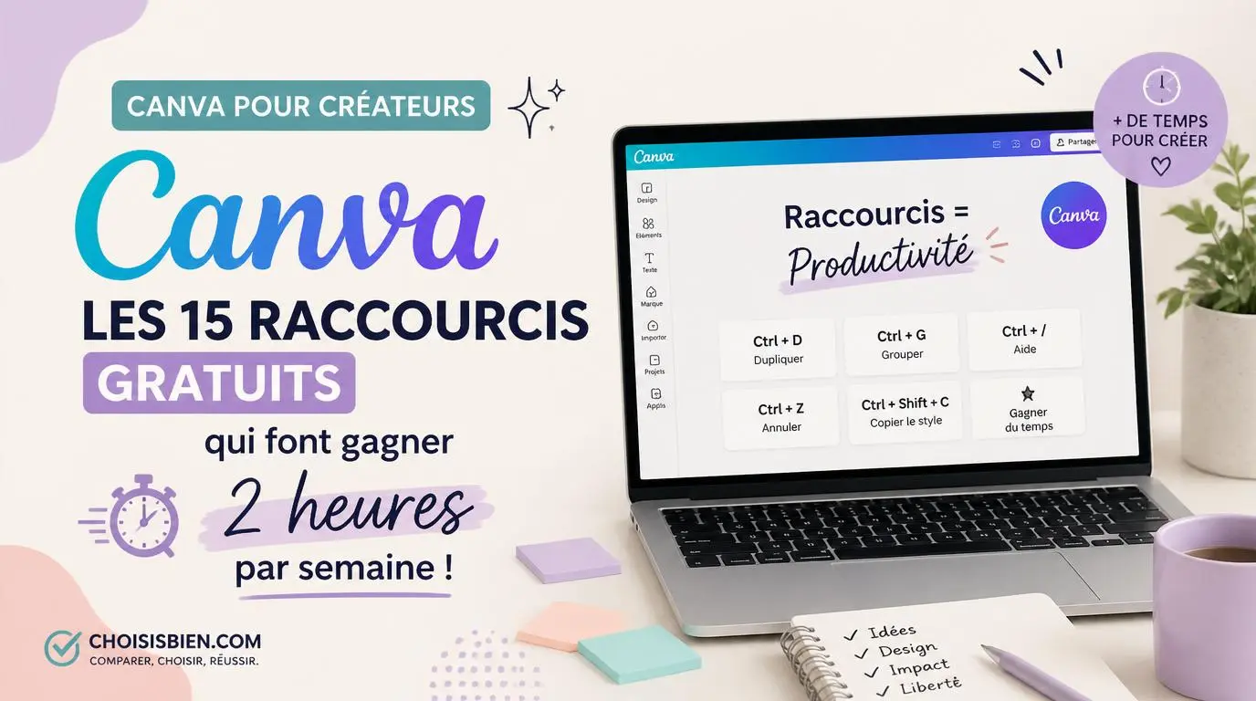 You are currently viewing Canva pour créateurs : les 15 raccourcis gratuit qui font gagner 2 heures par semaine