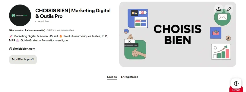 Créer un compte Pinterest optimisé pour le marketing
