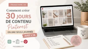 Lire la suite à propos de l’article Comment créer 30 jours de contenu Pinterest en une seule journée avec l&rsquo;IA
