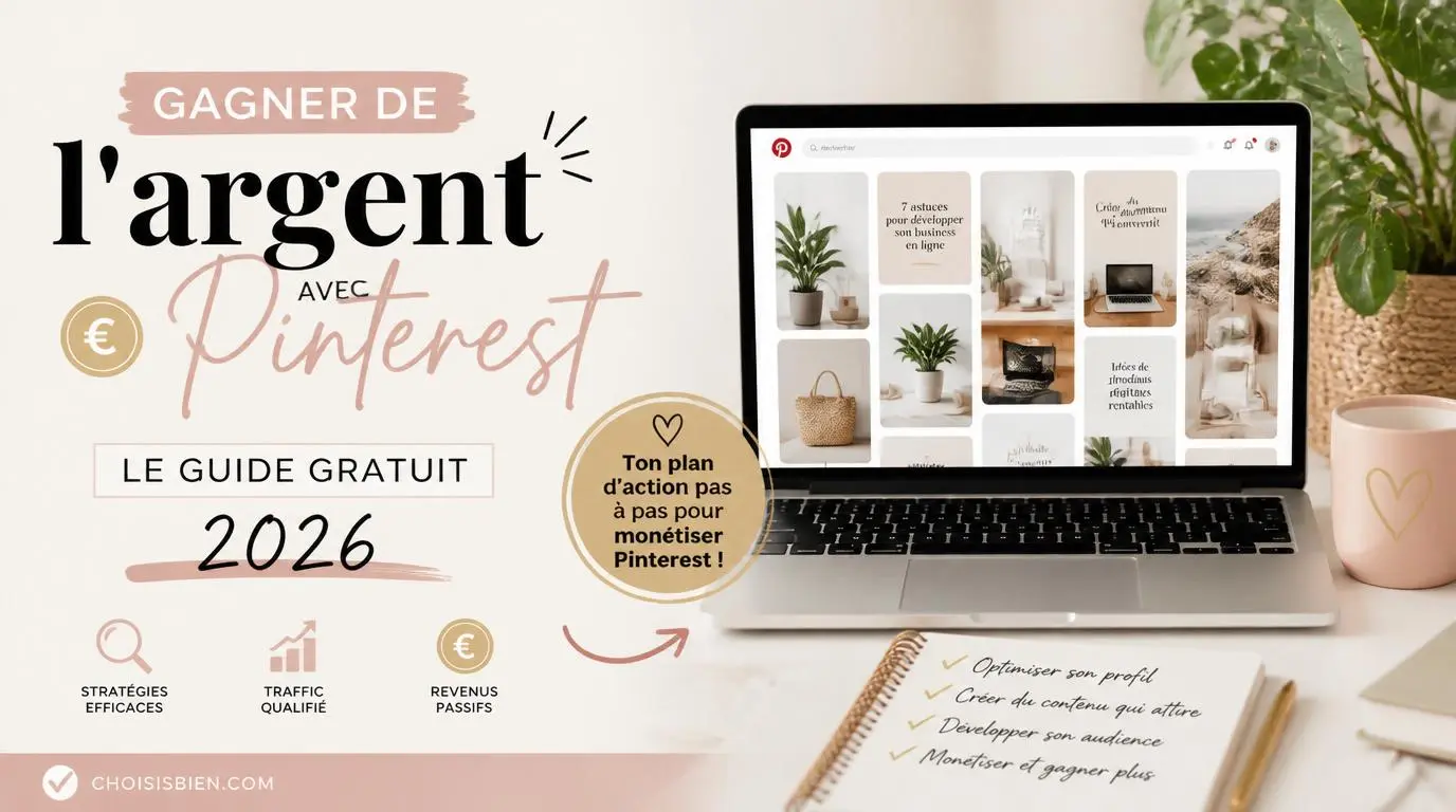 You are currently viewing Gagner de l&rsquo;argent avec Pinterest : le guide gratuit 2026