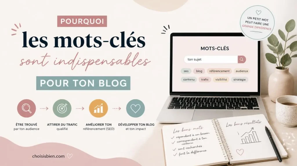 Pourquoi les mots-clés sont indispensables pour ton blog