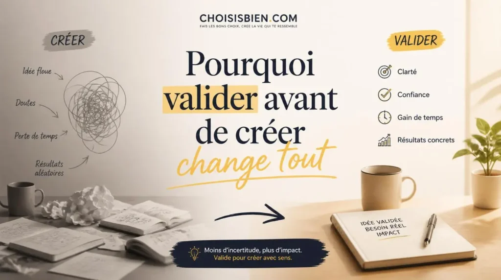 Pourquoi valider avant de créer change tout