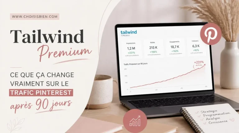 Tailwind Premium ce que ça change vraiment sur le trafic Pinterest après 90 jours