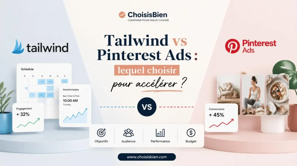 Tailwind vs Pinterest Ads : lequel choisir pour accélérer