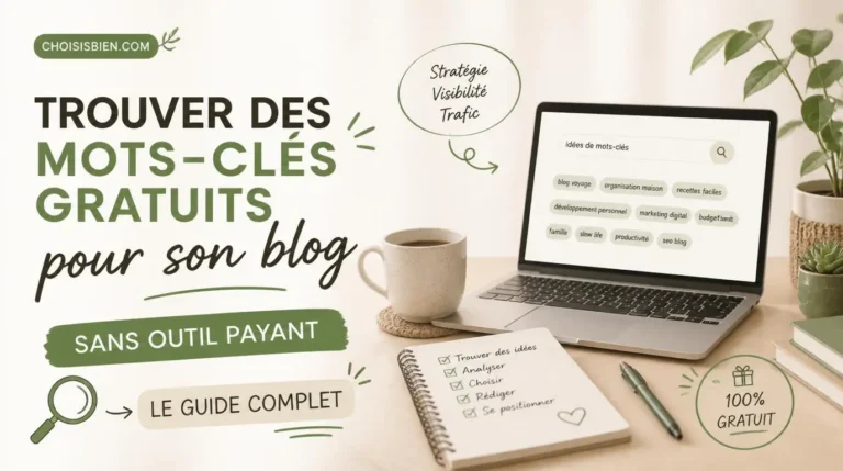 Trouver des mots-clés gratuits pour son blog sans outil payant le guide complet