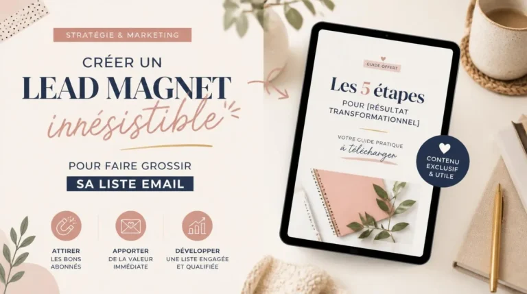 Créer un lead magnet irrésistible pour faire grossir sa liste email