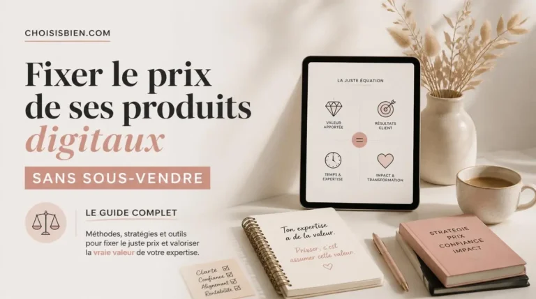 Fixer le prix de ses produits digitaux sans sous-vendre : le guide complet