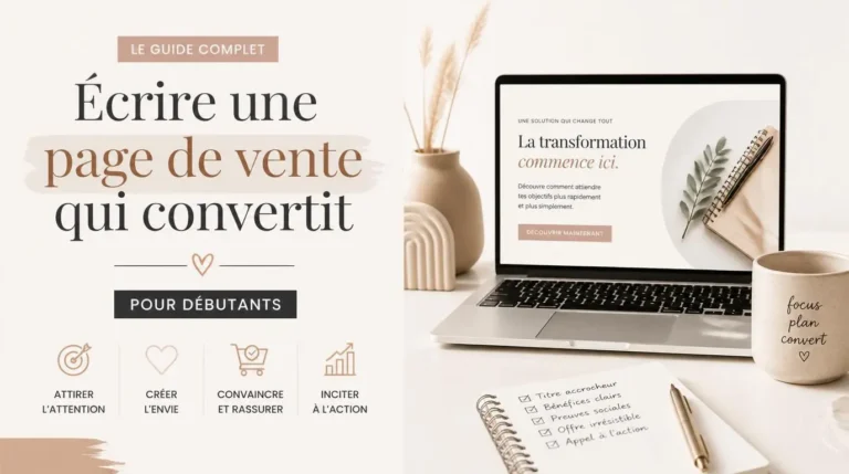 Écrire une page de vente qui convertit : le guide complet pour débutants