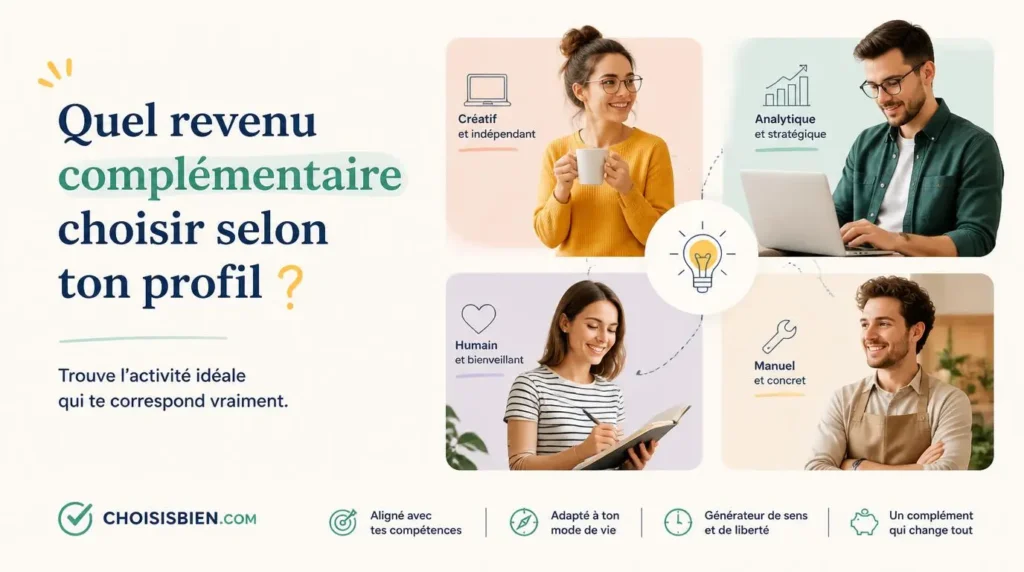 Quel revenu complémentaire choisir selon ton profil